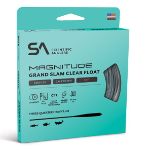 Scientific Anglers Magnitude Smooth Grand Slam 10' Clear Tip Floating Fly Line in Horizon and Clear